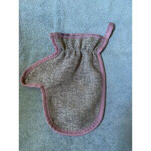 Norwex Fruit and Veggie Mitt Gray with Purple baclock